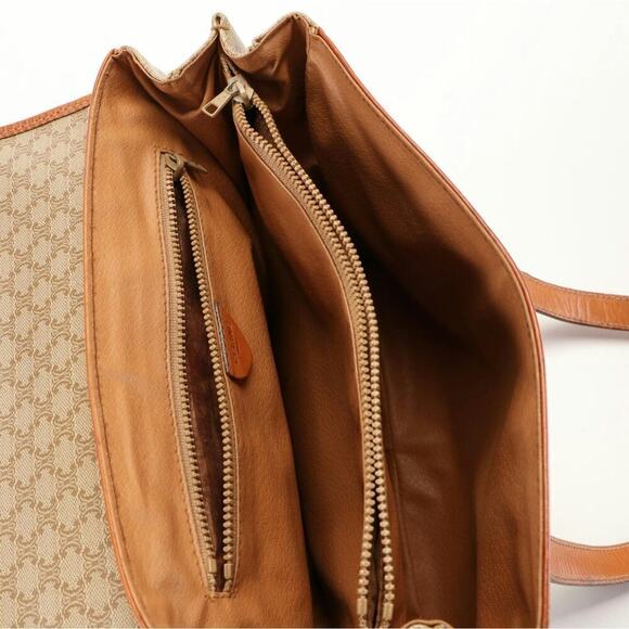 Vintage Celine Coated Canvas Shoulder Bag - Picture 7 of 11